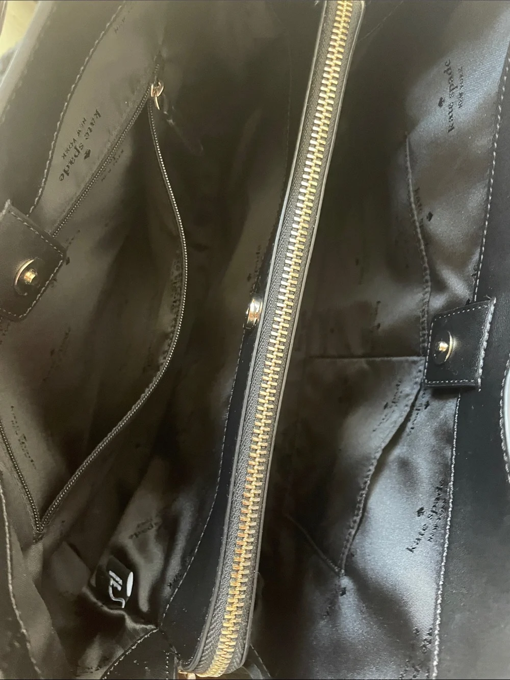 kate spade Black Pebbled LENA Shoulder Bag
